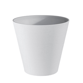 LILLEPOTT RE-POT ROUND D30 VALGE