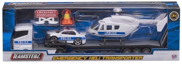 Transporta rotaļlietu komplekts Tactic Teamsterz Helicopter Transporter, balta