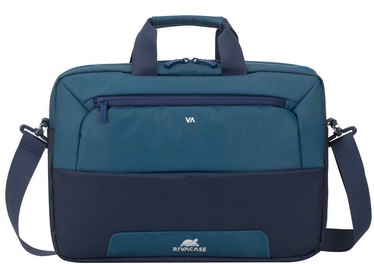 Rivacase Suzuka Laptop Bag 15.6'' Steel Blue/Aquamarine
