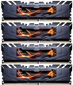 G.SKILL Ripjaws4 32GB 3000MHz DDR4 CL15 DIMM KIT OF 4 F4-3000C15Q-32GRK