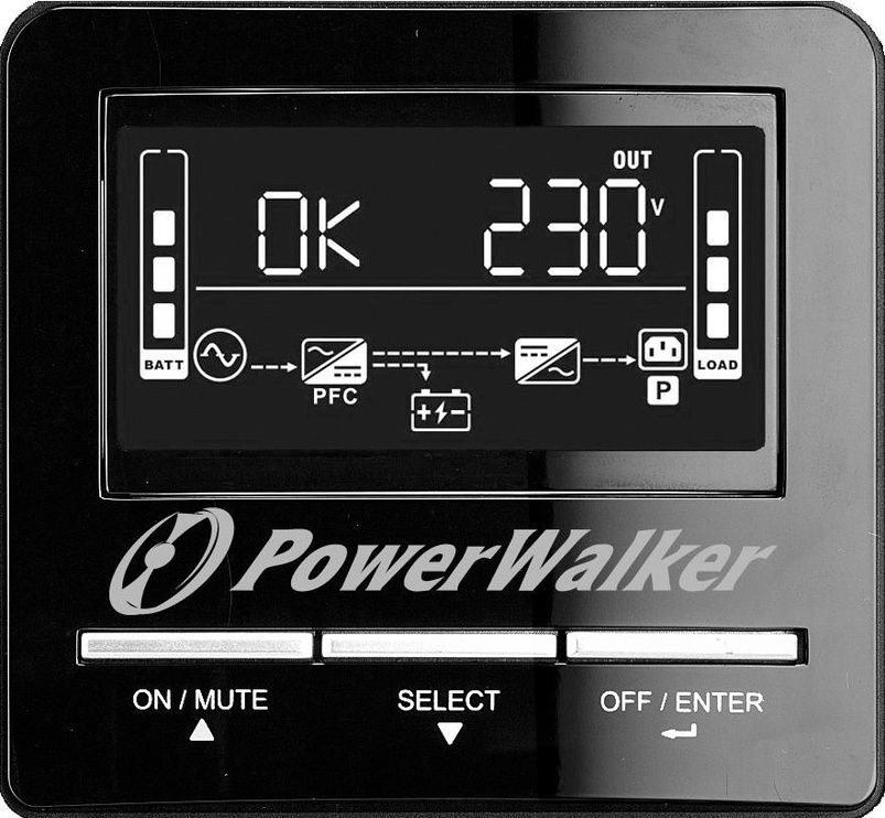 Стабилизатор напряжения UPS PowerWalker VI 1100 CW FR, 770 Вт