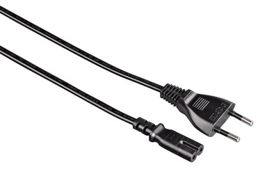 Hama Cable Euro plug / 2-pin 1.5m Black