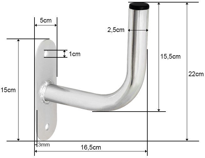 Antenas stiprinājums Blow 76-929, 220 mm x 150 mm