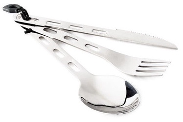 Söögiriistade komplekt GSI Outdoors Glacier Stainless Ring Cutlery
