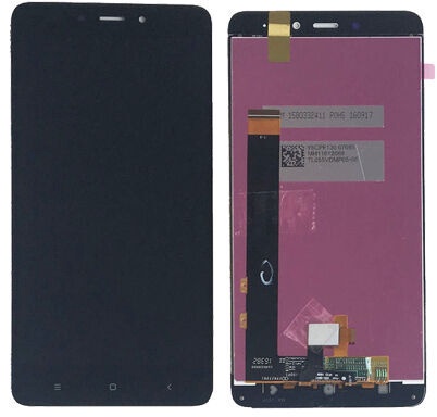 Mobilo tālruņu rezerves daļas Xiaomi Redmi Note 4 Black LCD Screen