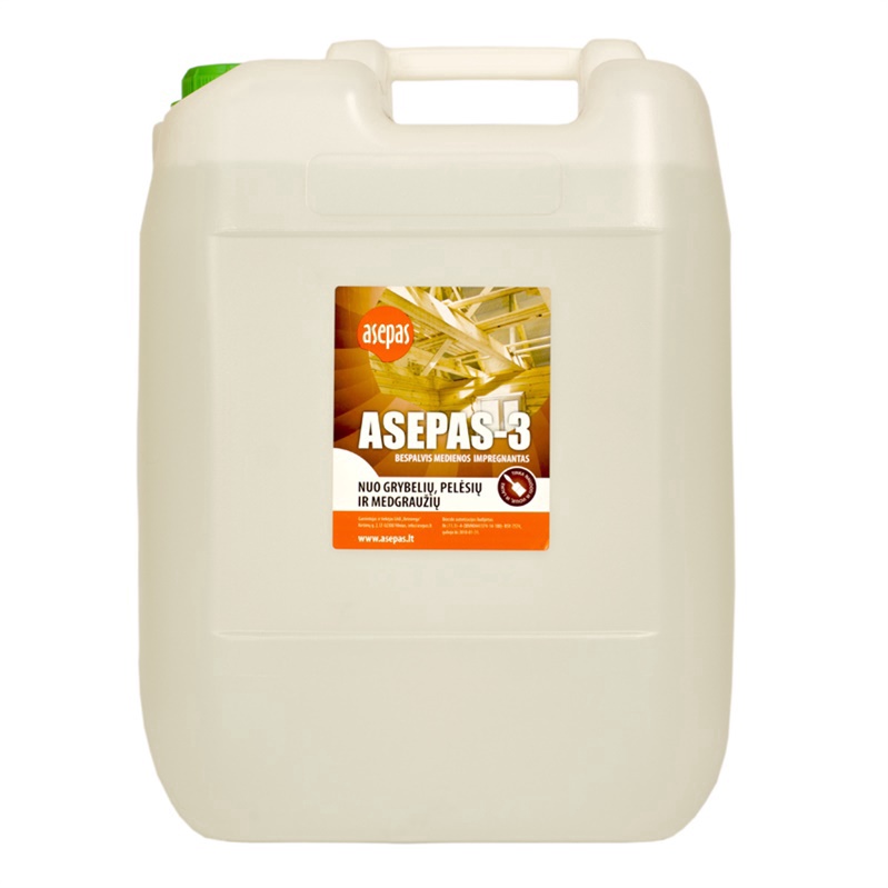 Антисептик Asepas-3, прозрачный, 20 l