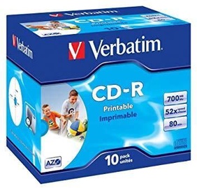 Verbatim CD-R 700MB 10pcs Jewel Case 43325