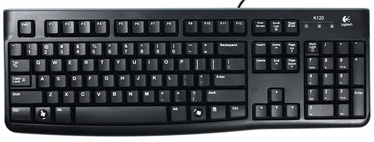 Клавиатура Logitech K120 EN/RU, черный