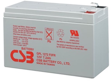 CSB 6 Kit GPL1272 F2 12V/7.2Ah Battery