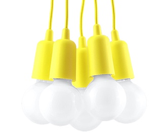 Lampa Sollux Diego 5, griesti, 60 W, E27