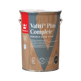 Puidukaitsevahend Tikkurila Valtti Plus Complete, tumepruun, 5 l