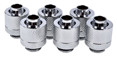 Alphacool Eiszapfen 13/10mm Compression Fitting G1/4 6-Pack Chrome