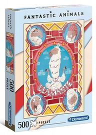 Puzle Clementoni Fantastic Animals Llamaste 683680, 500 gab.