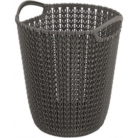 Curver Paper Bin Knit 7L 23x24x27cm Brown