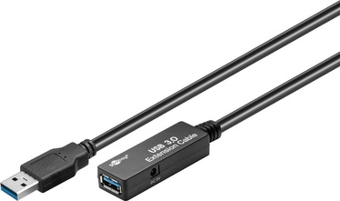 Goobay Active USB 3.0 Extension Cable 95727 Black 5m
