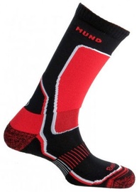 Носки Mund Socks Nordic Skating/Indoor Hockey Black/Red, XL, 1 шт.