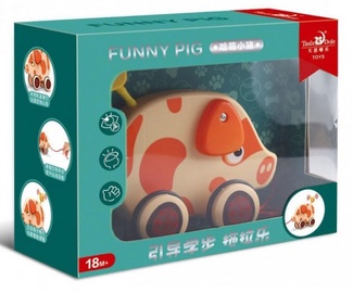Funny Pig With Rope