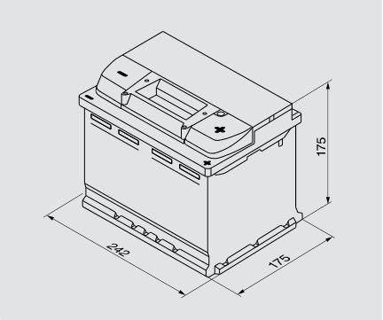 Аккумулятор Bosch High Performance S5 004, 12 В, 61 Ач, 600 а