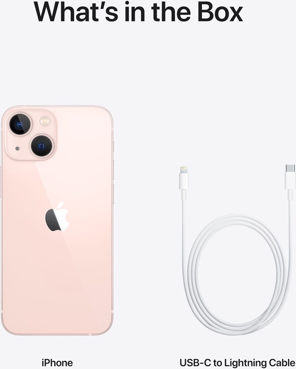 Mobilais telefons Apple iPhone 13 mini, rozā, 4GB/256GB