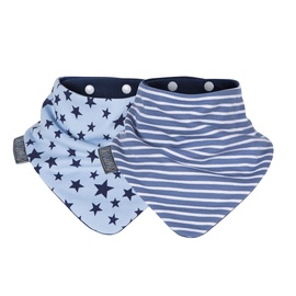 Lakatiņš Cheeky Chompers Stars&Stripes, zila/balta, Viens izmērs