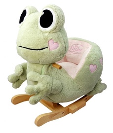 Игрушка-качалка Gerardos Toys Little Rocker With Music Frog, дерево, полиэстер