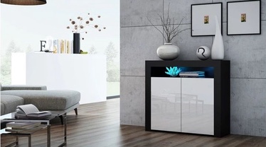 Komoda Pro Meble Milano PKC 2D Black/White