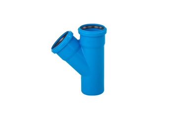 Vidaus kanalizacijos trišakis Ultra dB, Ø 110 / 110 mm, 45°