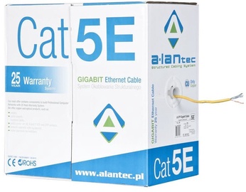A-Lan Cable U/UTP CAT 5e Yellow 305m
