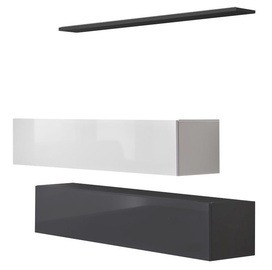 ASM Switch SB II Hanging Cabinet/Shelf Set Graphite/White