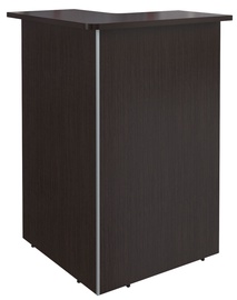 Skyland Dex DMC 88 Left Corner Reception Desk Wenge Magic