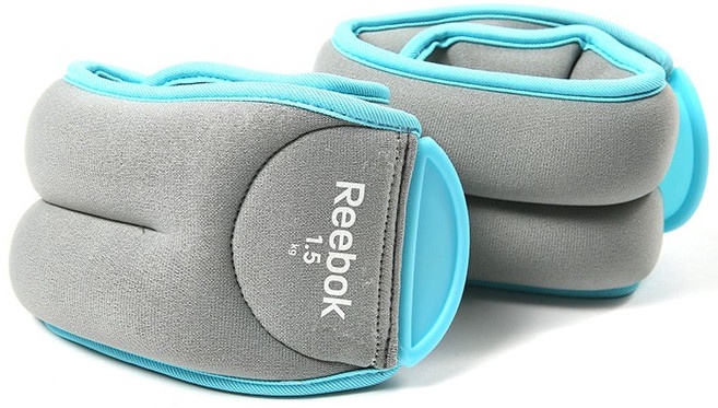 Утяжелители для ног Reebok Womens, 1.5 кг x 2 шт.