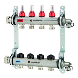 IMI Heimeier Dynalix Colector 1" With Flowmeter 6-loop