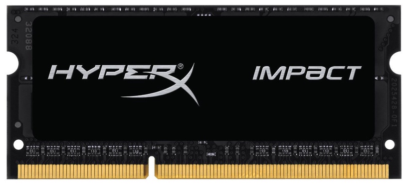 Operatyvioji atmintis (RAM) Kingston HyperX Impact, DDR3L (SO-DIMM), 4 GB, 1600 MHz