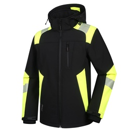 Рабочая куртка Pesso Astra, черный/желтый, полиэстер/эластан, M размер