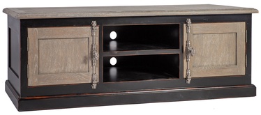 TV-laud Home4you Watson Oak/Black, 1800x500x600 mm