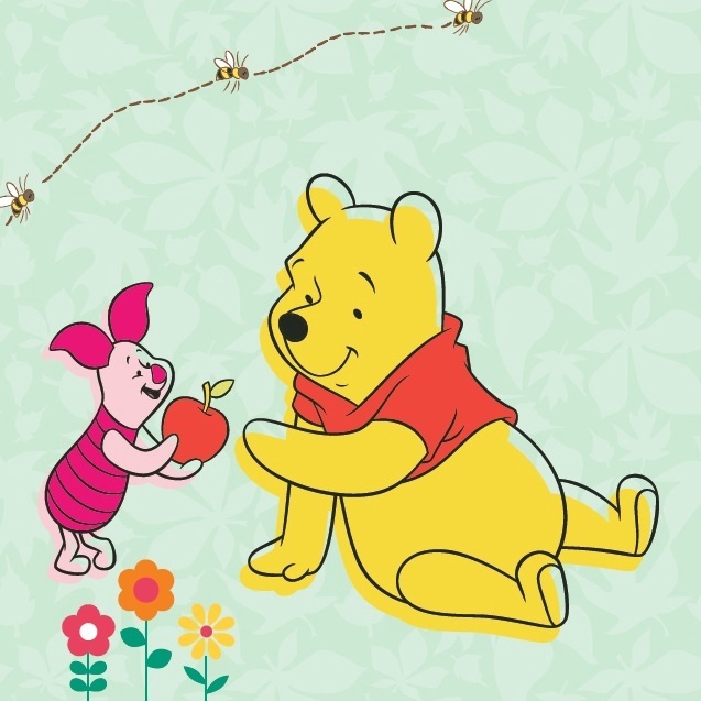 Vannimänguasi Disney Baby Winnie The Pooh The Apples, mitmevärviline