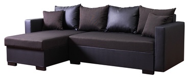 Stūra dīvāns Platan Karol 05 Brown, 230 x 140 x 80 cm