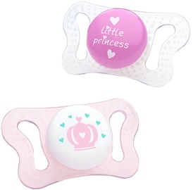 Knupīs Chicco Natural Fit Micro Pacifier 2pcs Pink 0
