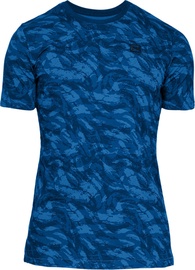 Under Armour Sportstyle Printed SS Shirt 1305671-437 Blue L