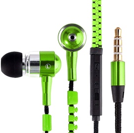 Ausinės FreeStyle Zip Universal Headphones Green