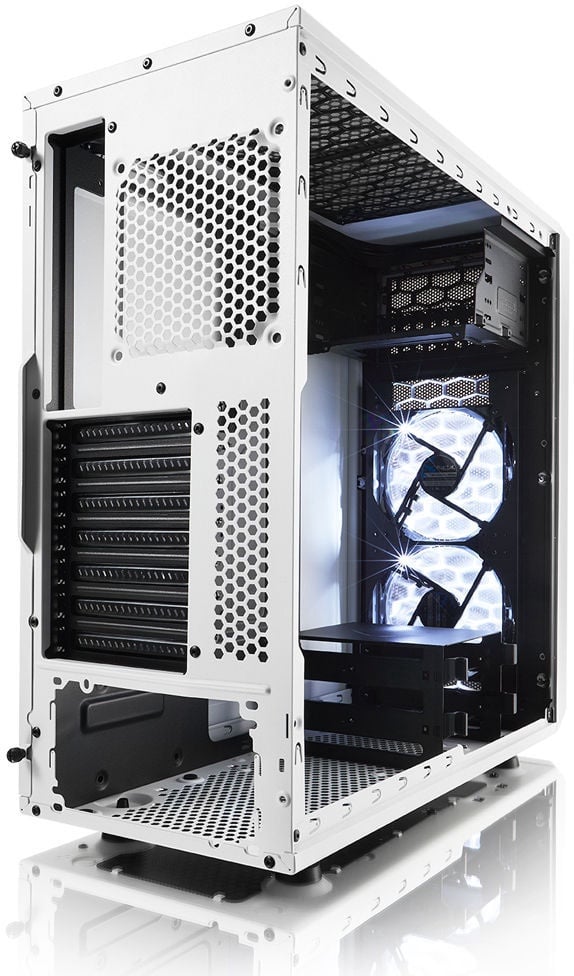 Fractal Design Focus G Mid Tower Atx White Fd Ca Focus Bk W Krauta Ee