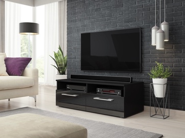 TV staliukas Vivaldi Meble Bonn, juodas, 1000x460x350 mm
