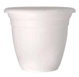 Puķu pods Domoletti TE000030-110, plastmasa, Ø 300 mm, balta