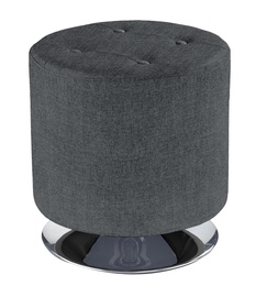 Pufs Halmar Dora 2 Dark Grey, 42x42x42 cm