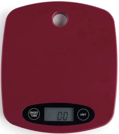 Elektrooniline köögikaal Jata Sensor HBAL1203, punane