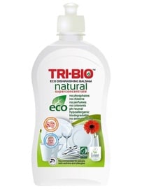 ECO tīrīšanas līdzeklis Tri-Bio, pielietojums: trauku mazgāšanai