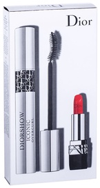 Christian Dior Diorshow Iconic Overcurl Mascara 10ml 90 + 1.5g Lipstick Mini Rouge 999