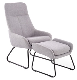 Fotelis Halmar Bolero Light Grey, 63x47x105 cm