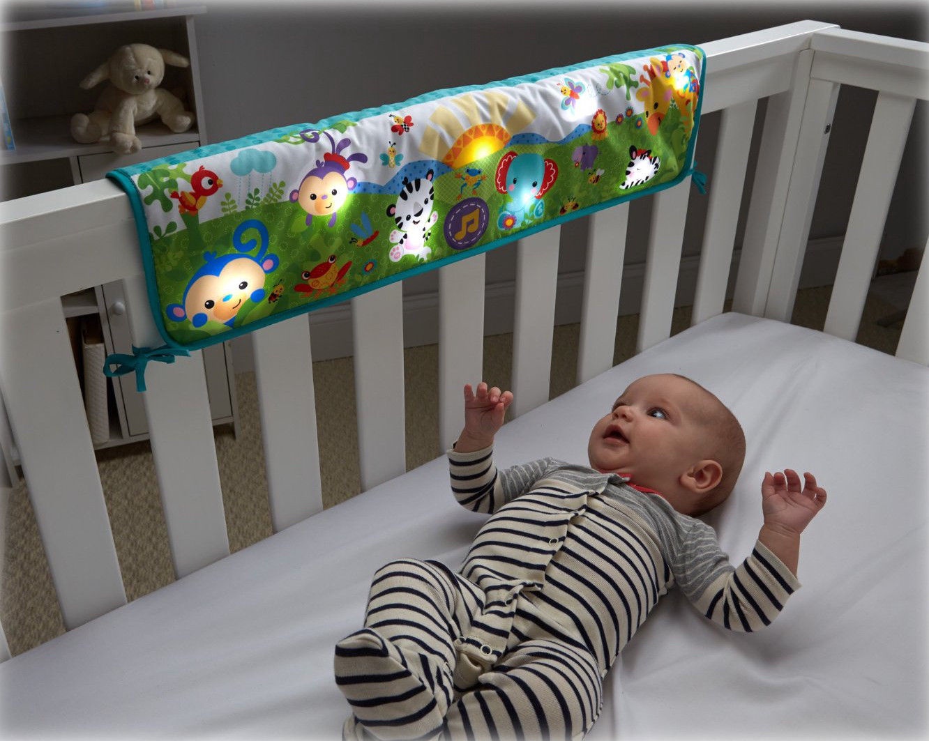 fisher price jungle crib soother