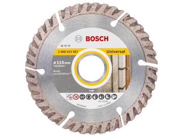 Deimantinis turbinis pjovimo diskas Bosch, 115 x 22.23 x 1.6 mm